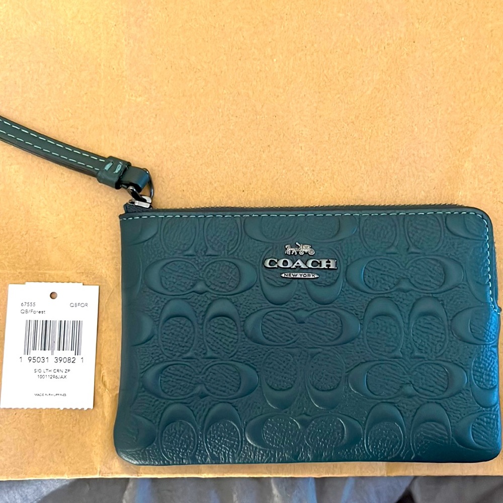Coach Signature Wristlet